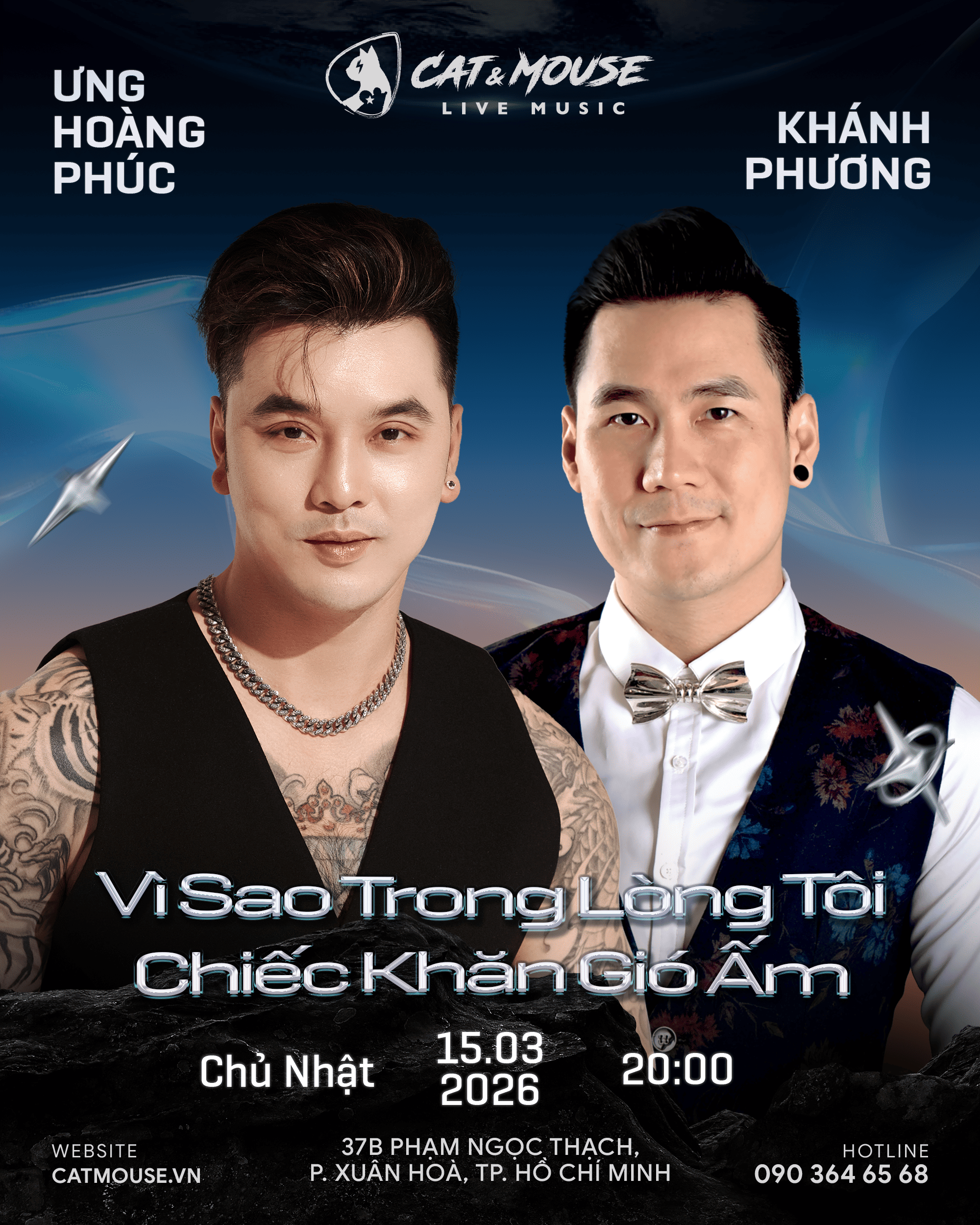 [CAT&MOUSE] CA SĨ ƯNG HOÀNG PHÚC + CA SĨ KHÁNH PHƯƠNG